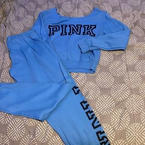 Victoria’s Secret, Sweatpants and Off the shoulder top